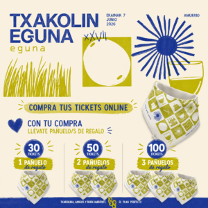 TICKETS TXAKOLIN EGUNA 2026